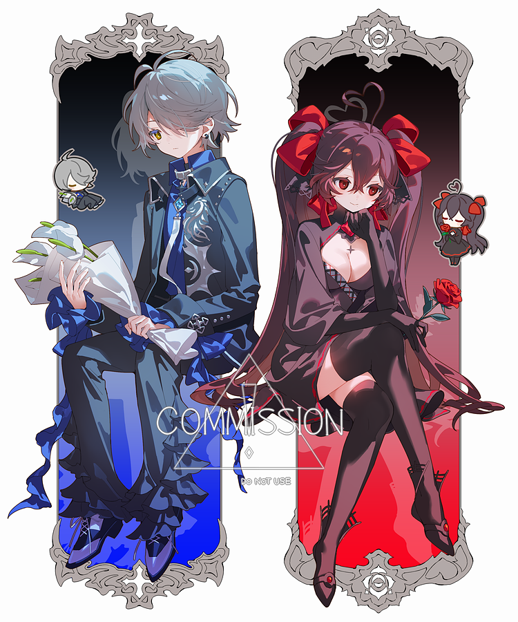 「リクエストありがとうございました #Skeb 」|やみやのイラスト
