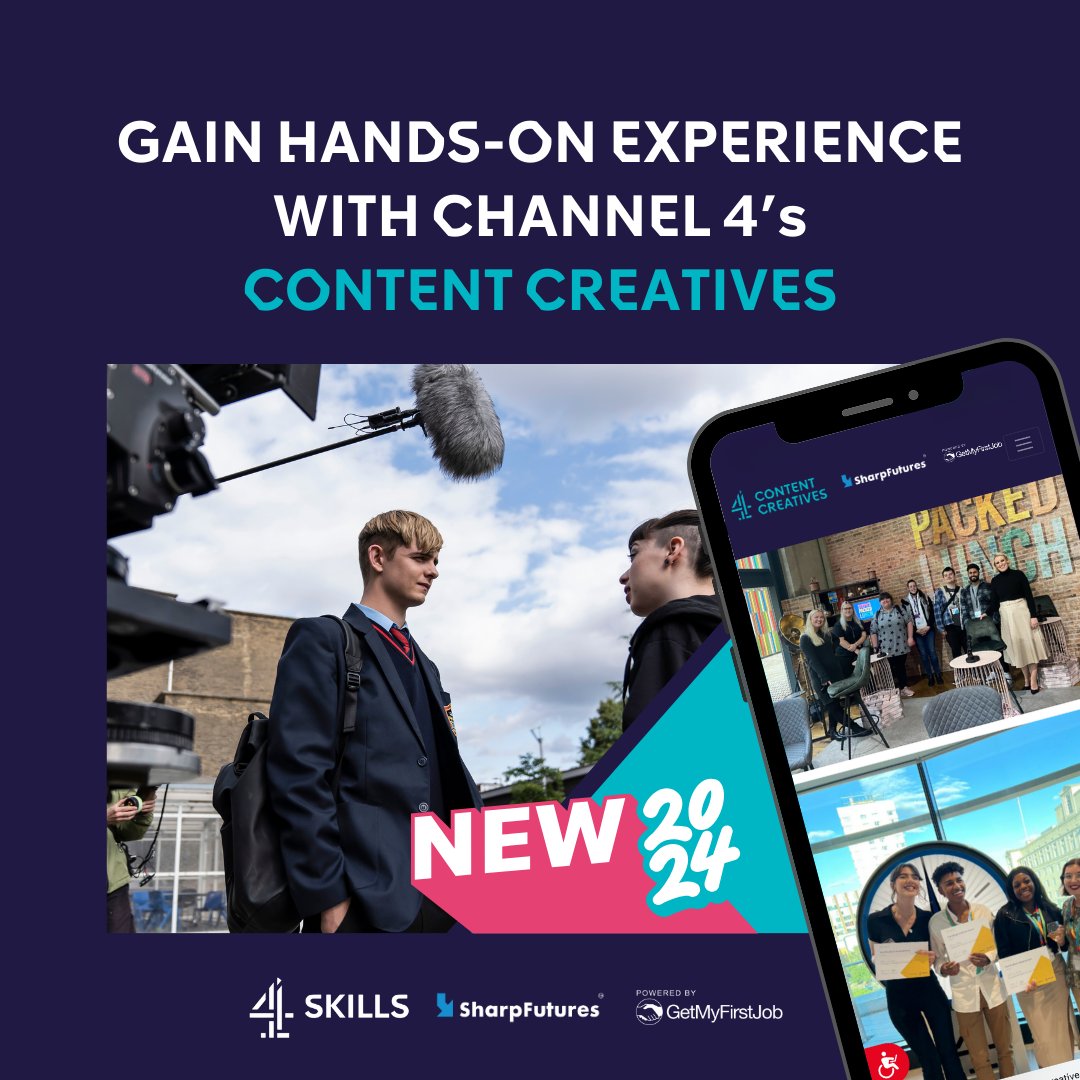 4Skills (@channel4skills) on Twitter photo 📣 Applications for Channel 4’s Content Creatives are STILL OPEN! 📣
Content Creatives is an amazing opportunity for you to gain hands-on experience working in the creative industry!
👉 Learn more and apply now: bit.ly/4aT9OUe
<a href="/SharpFutures/">SharpFutures</a> <a href="/GetMyFirstJob/">GetMyFirstJob</a> 📣 Applications for Channel 4’s Content Creatives are STILL OPEN! 📣
Content Creatives is an amazing opportunity for you to gain hands-on experience working in the creative industry!
👉 Learn more and apply now: bit.ly/4aT9OUe
<a href="/SharpFutures/">SharpFutures</a> <a href="/GetMyFirstJob/">GetMyFirstJob</a>
