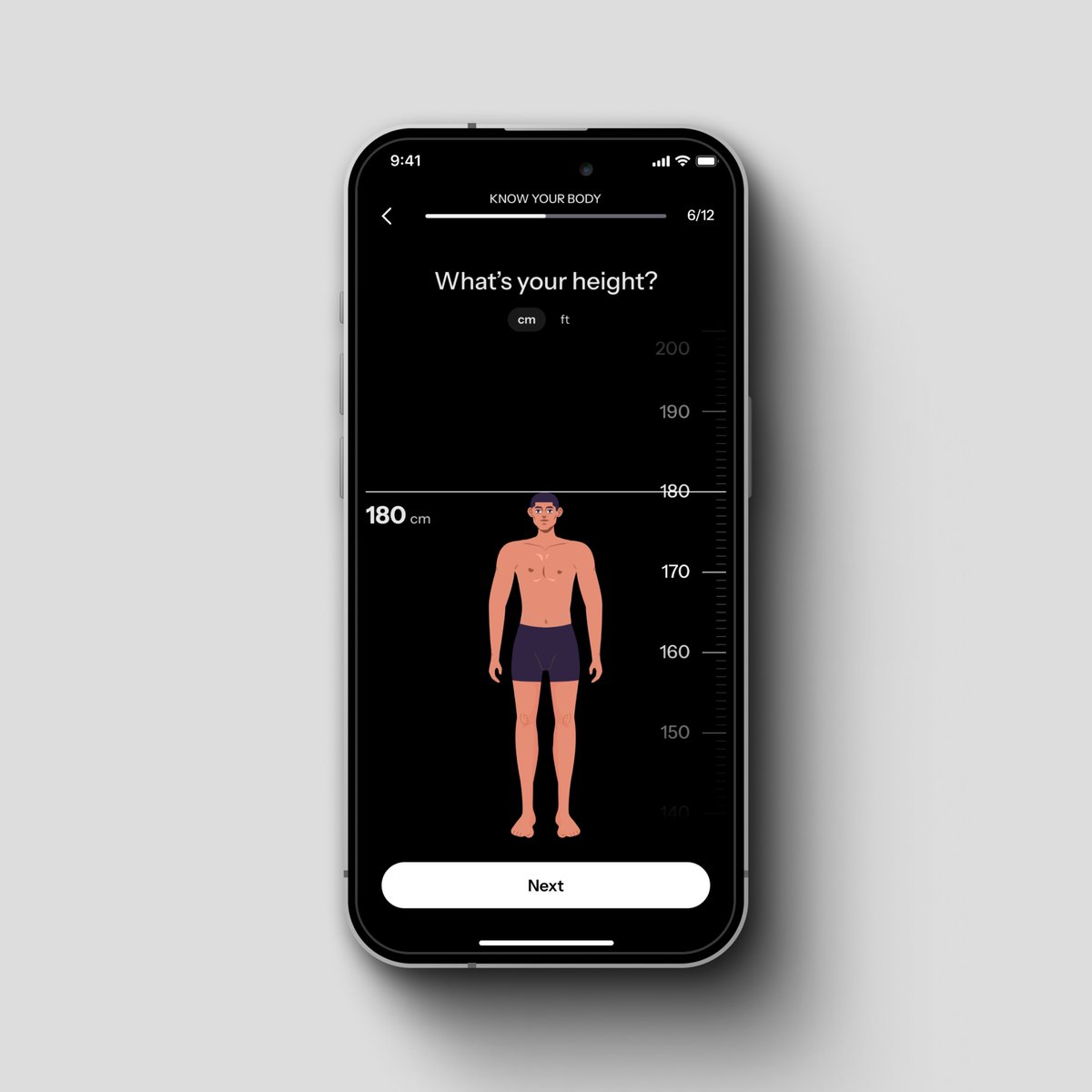 WIP 🚧 

Some screens from the onboarding flow for a fitness app.. 

Old exploration but wanted to put this out here