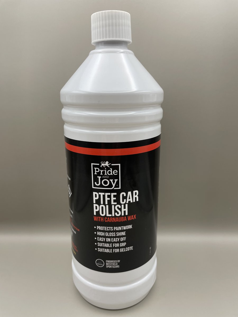 Pride and Joy's Car Polish PTFE with High Grade Carnauba! Made in United Kingdom, this polisher contains high-quality ingredients to give your car the ultimate clean and shine. #carpolish #carcleaning #prideandjoy #carnauba #UKmade 🚗✨🇬🇧