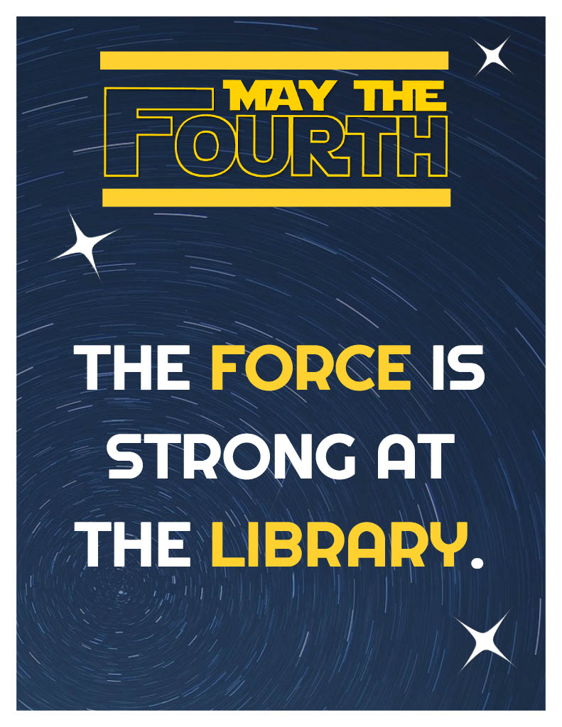 The Force is strong at your local branch of the #MCLS! #StarWarsDay #Maythefourth #njlibraries
