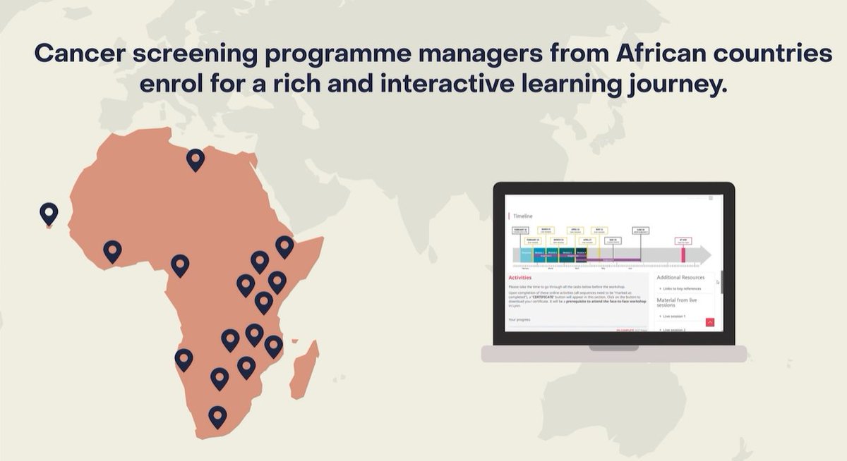 Today, IARC and @WHOAFRO are launching the CanScreen5 Training the Trainers Learning Programme for Francophone African Countries, with 29 programme managers from 15 countries. More on the initiative here: canscreen5.iarc.fr and here: iarc.who.int/news-events/la…