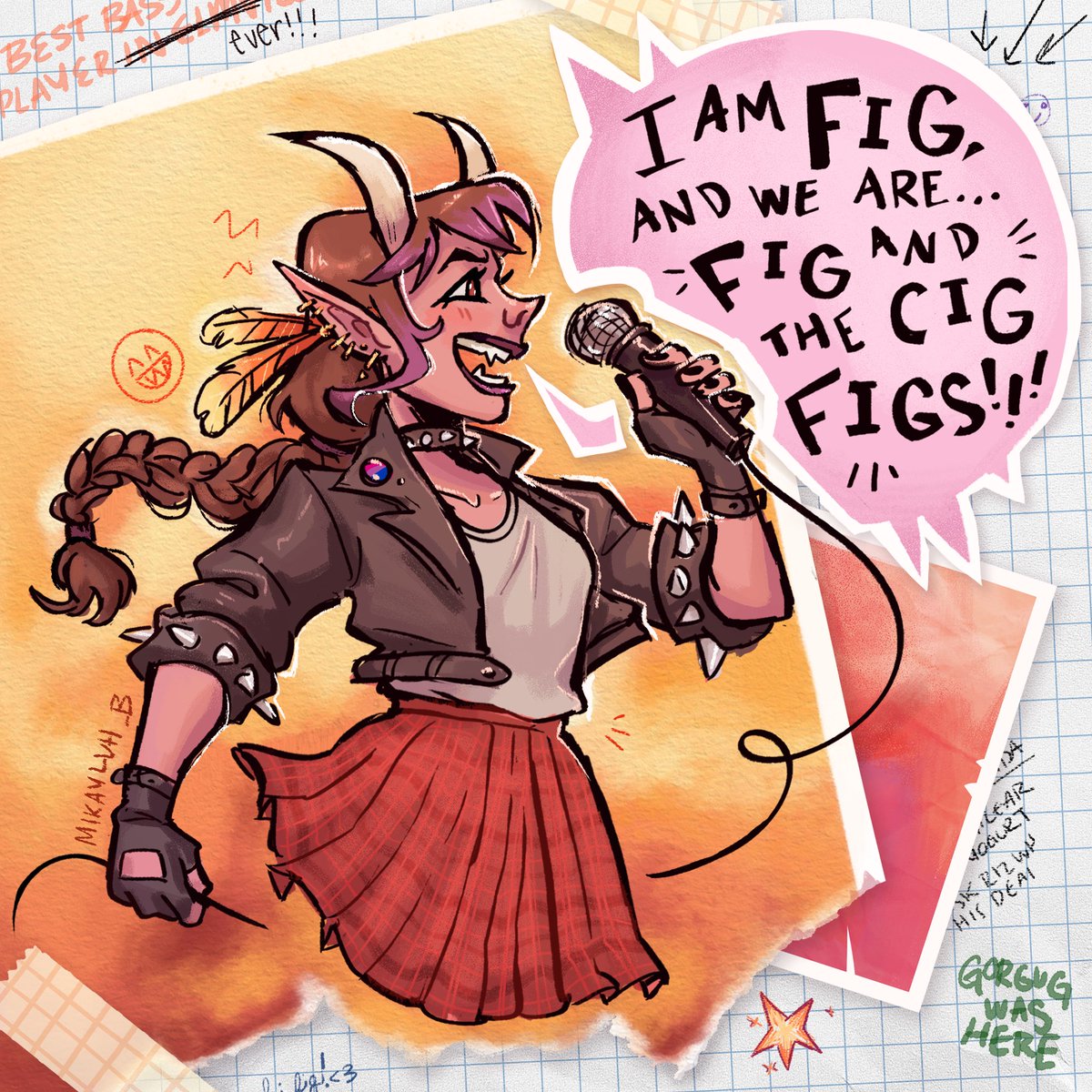 Fig Faeth, you will always be famous #fantasyhigh #fhjy #dimension20