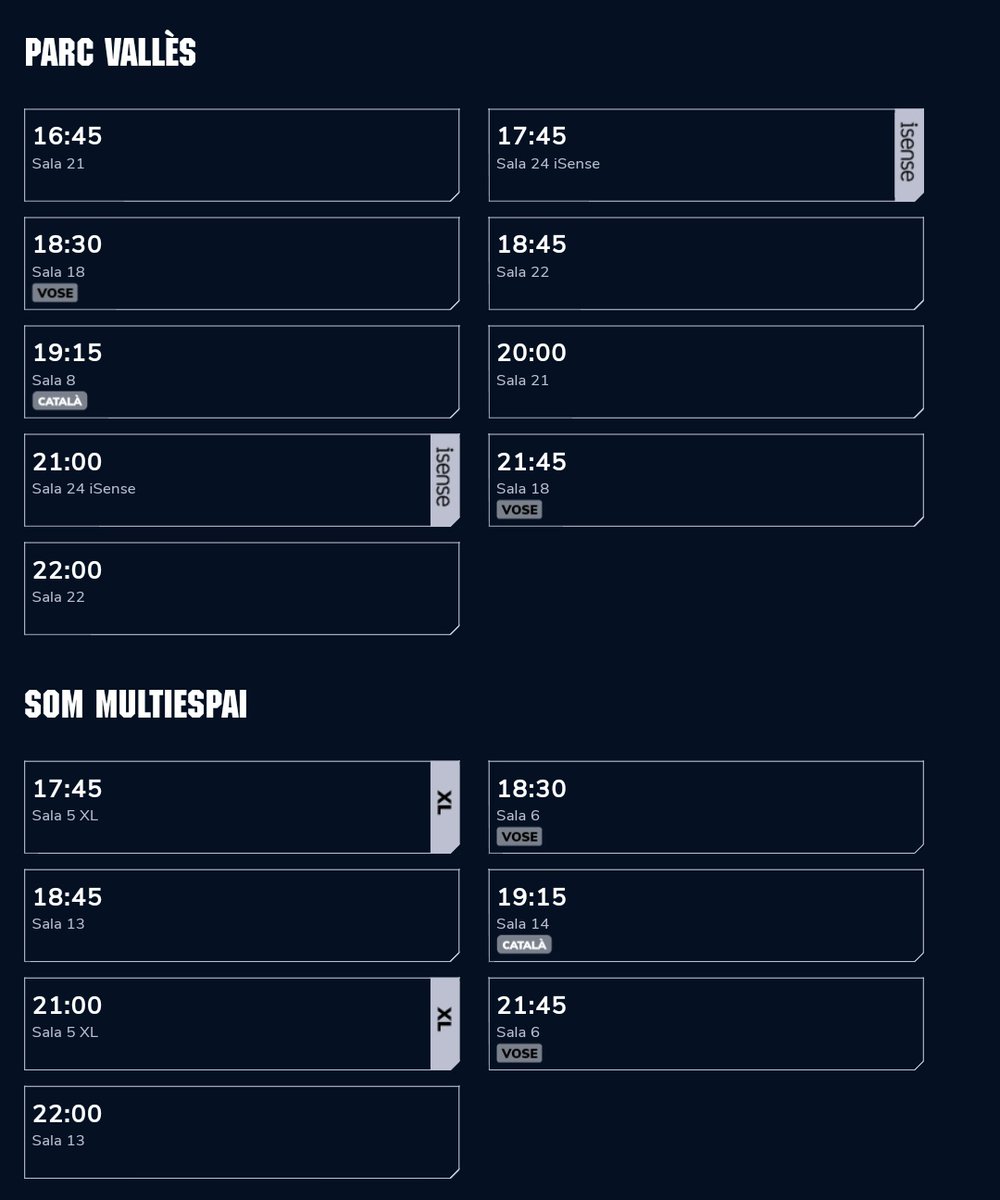 ATENCIÓ: Ja podeu comprar les entrades anticipades per a la versió catalana d' 'El regne del planeta dels simis' a @Cinesa. De moment, només ofereix una única sessió, a les 19.15, a Diagonal, Diagonal Mar, Parc Vallès i SOM Multiespai pel dia de l'estrena, el 10 de maig.