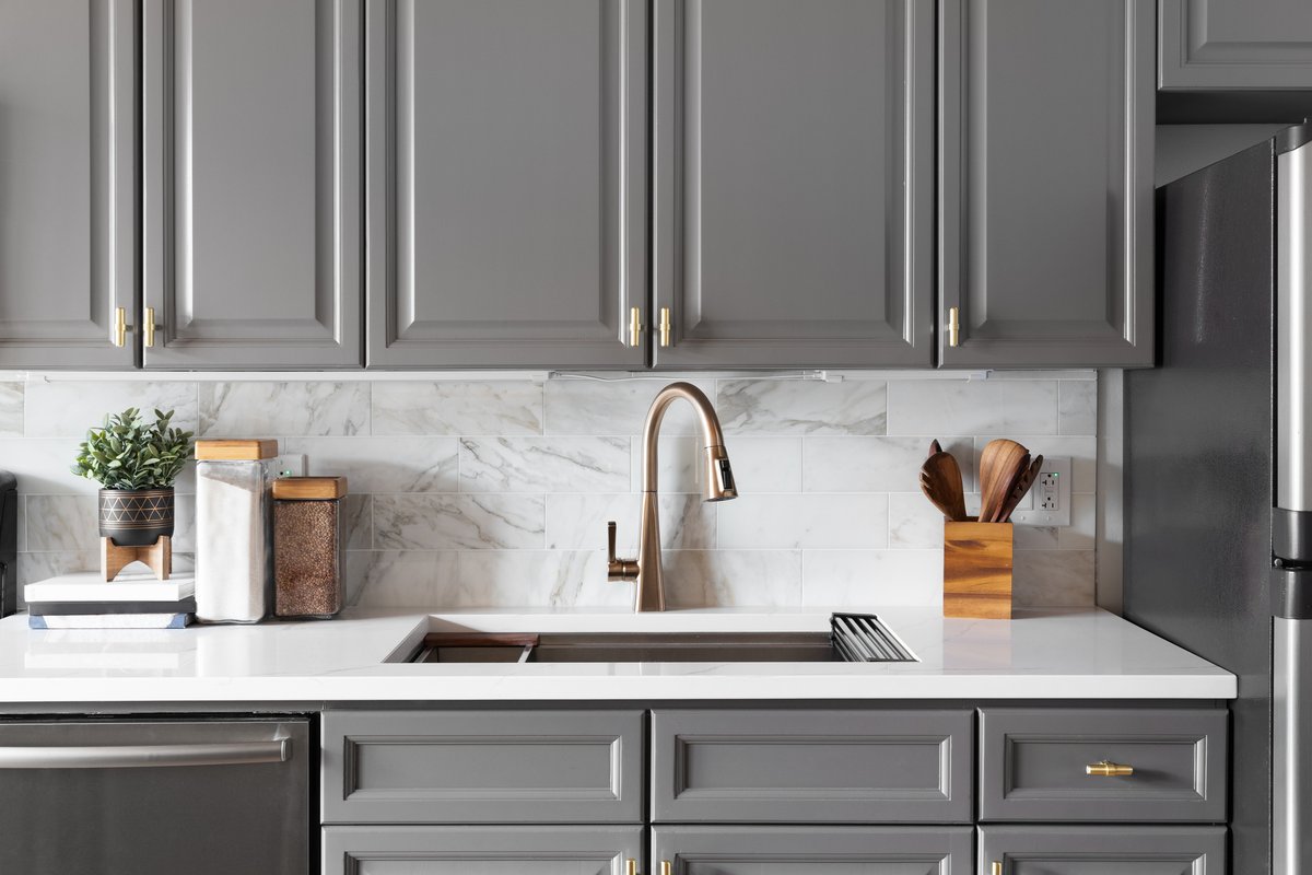 Upgrade your kitchen with a stunning backsplash! We offer professional backsplash installation services. Choose from standard or full backsplash styles to match your kitchen's design. Contact us to get started on your remodeling project!