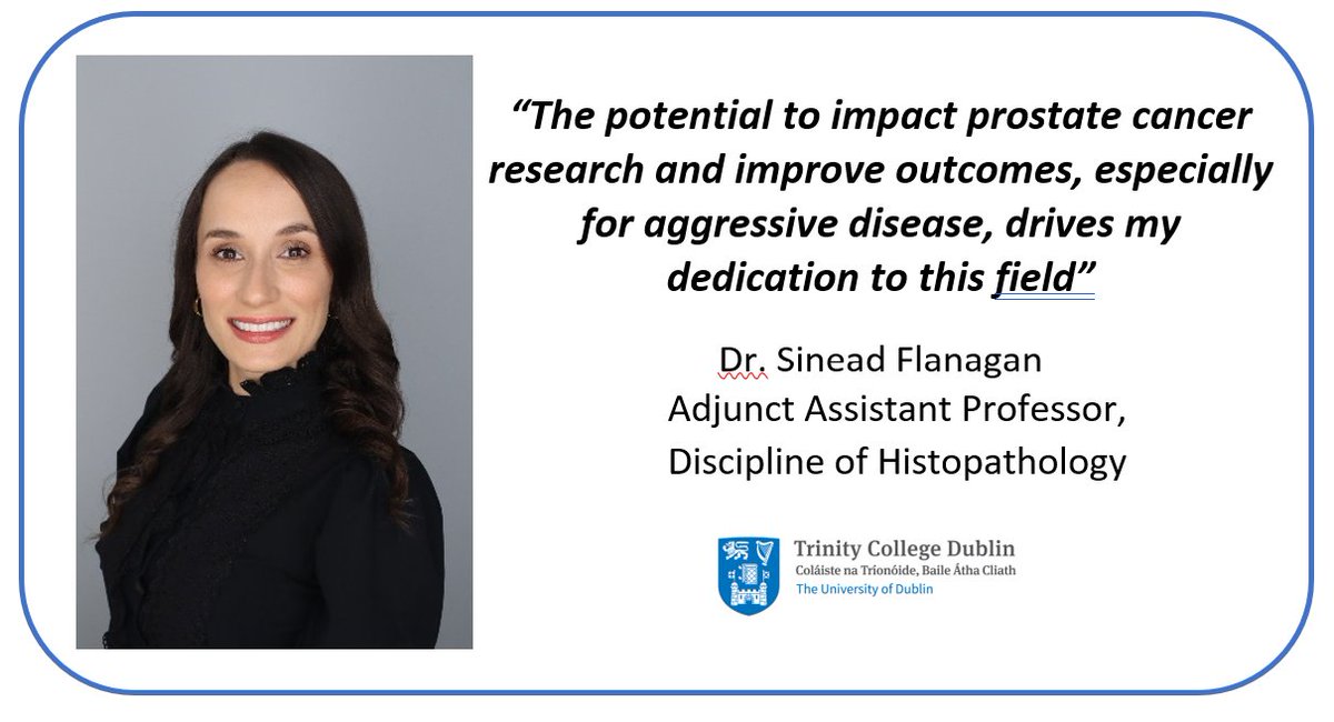 Good news for those suffering from prostrate cancer. Dr Sinead Flanagan @tcddublin has been funded by the Prostrate Cancer Foundation to investigate potential breakthroughs for aggressive prostate cancer therapies. Read about Sinead's research here tinyurl.com/2tmc6mkj