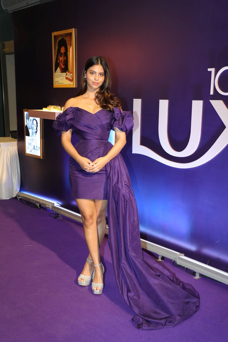 Suhana Khan Present at Celebration Of 100 Years Of LUX, The No 1 Beauty Soap Brand in India-Photos #BollywoodGaliyara #Bollywood #Suhanakhan