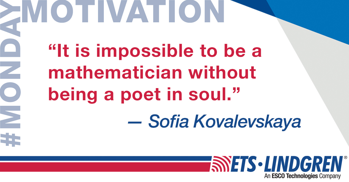 #MondayMotivation • #MathStatMonth • #Poetry 🪶🧮

Russian Sofya Kovalevskaya was a pioneer for women in mathematics and known as 'the greatest known woman scientist before the twentieth century.'

#poet #mathematics #mathematician