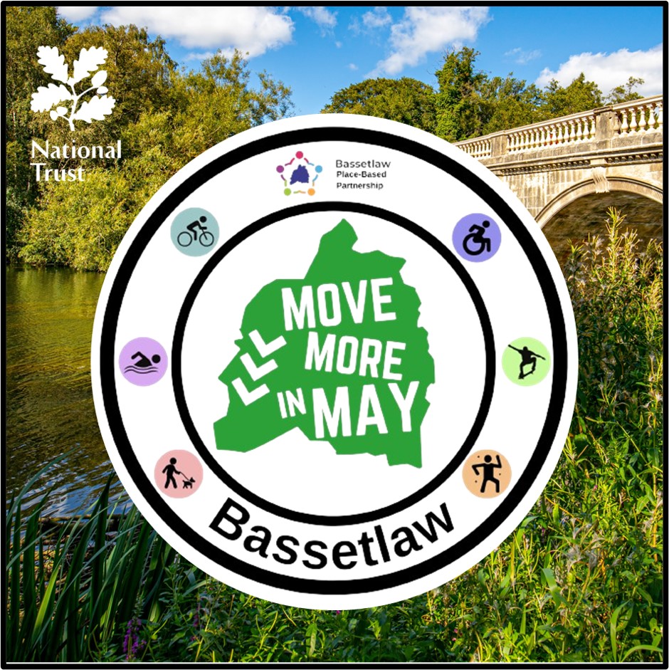 The countdown is on to Move More in May, a joint initiative supported by a wide range of partners across the Bassetlaw area. Find out how you can get involved, discover events across the district and sign up at: movemoreinmay.org.uk #ClumberPark #MoveMoreInMay
