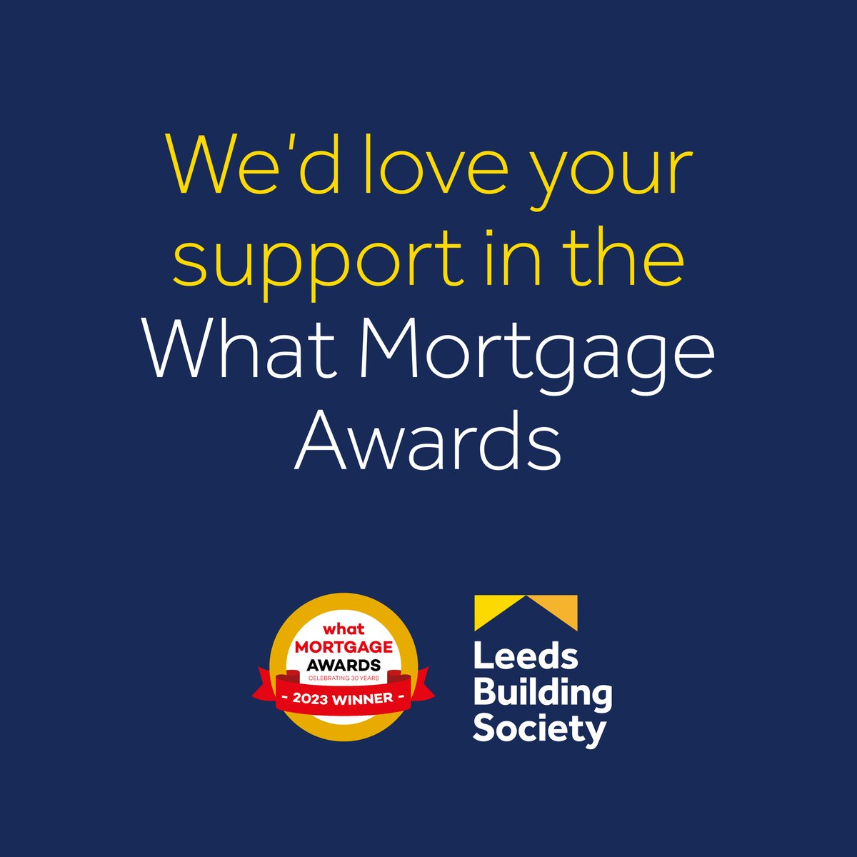 Voting is open for the @WhatMortgage Awards 📢 We’re shortlisted for: 🤝 Best Shared Ownership Mortgage Lender (winners eight years running) 💸 Best Overall Lender 🏆 Best National Building Society 💻 Best Lender Website Cast your vote 👉 brnw.ch/21wJhDZ