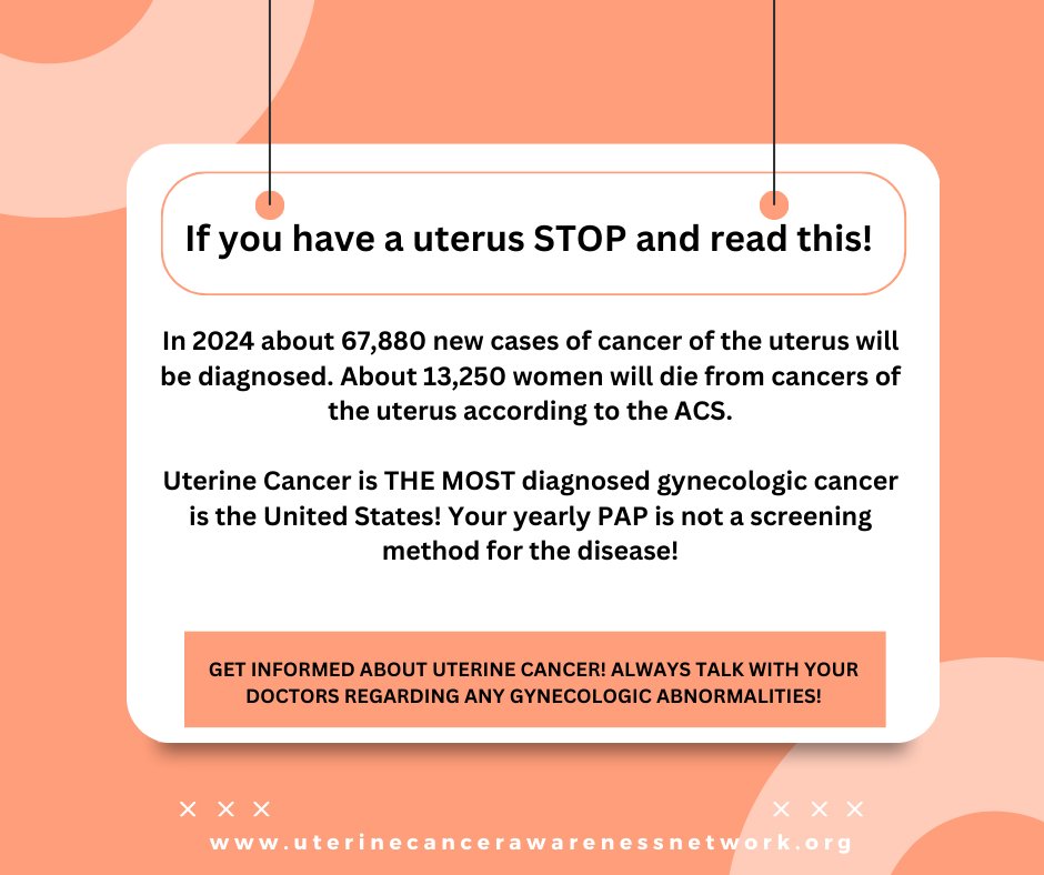 It's more to it so please take a little time to get informed about uterine cancer! Your life and fertility should be worth it! #Uterinecancerawareness #Wombcancer #Endometrialcancer