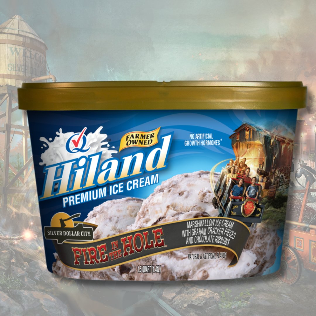 Fire in The Hole Ice cream is now available in stores! 🤩 Don't miss out on the perfect blend of gooey marshmallow, rich chocolate, and crunchy graham crackers in every spoonful. Look for Fire in The Hole Ice Cream at retailers and treat yourself to a scoop of ice cream today!