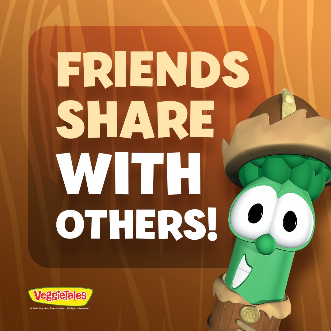 Share with others! #VeggieTales