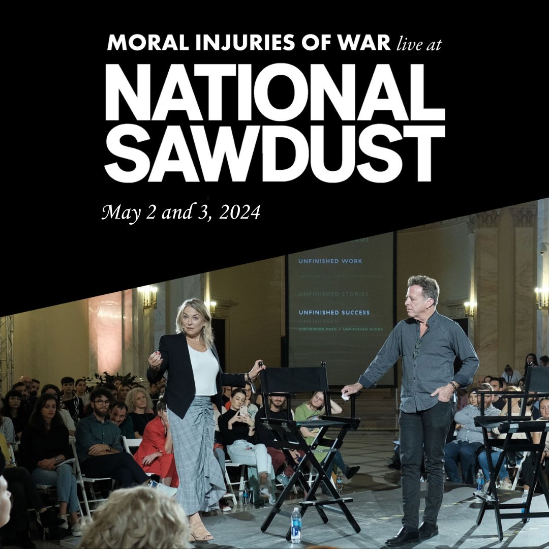 When the dust settles, what remains? Weaving together the voices of veterans, Moral Injuries of War is a visionary production that brings the untold stories of war to the American public. Hosted by @NationalSawdust, this immersive experience forges new ways to contemplate and