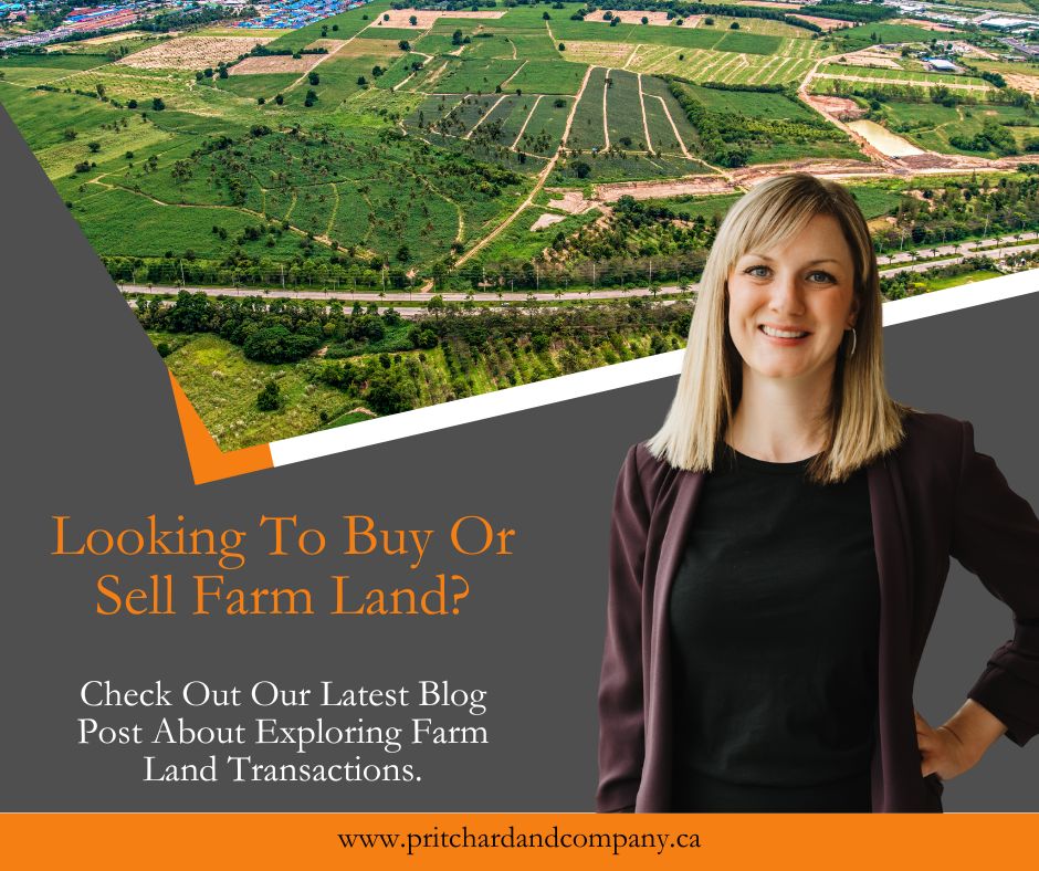 Considering buying or selling farm land? Gain valuable insights from our latest blog post authored by Hillary Pritchard. Delve into crucial considerations and tips to navigate the process seamlessly. 

Learn more: pritchardandcompany.ca/legal-articles…

#FarmLand #RealEstate #MedicineHat