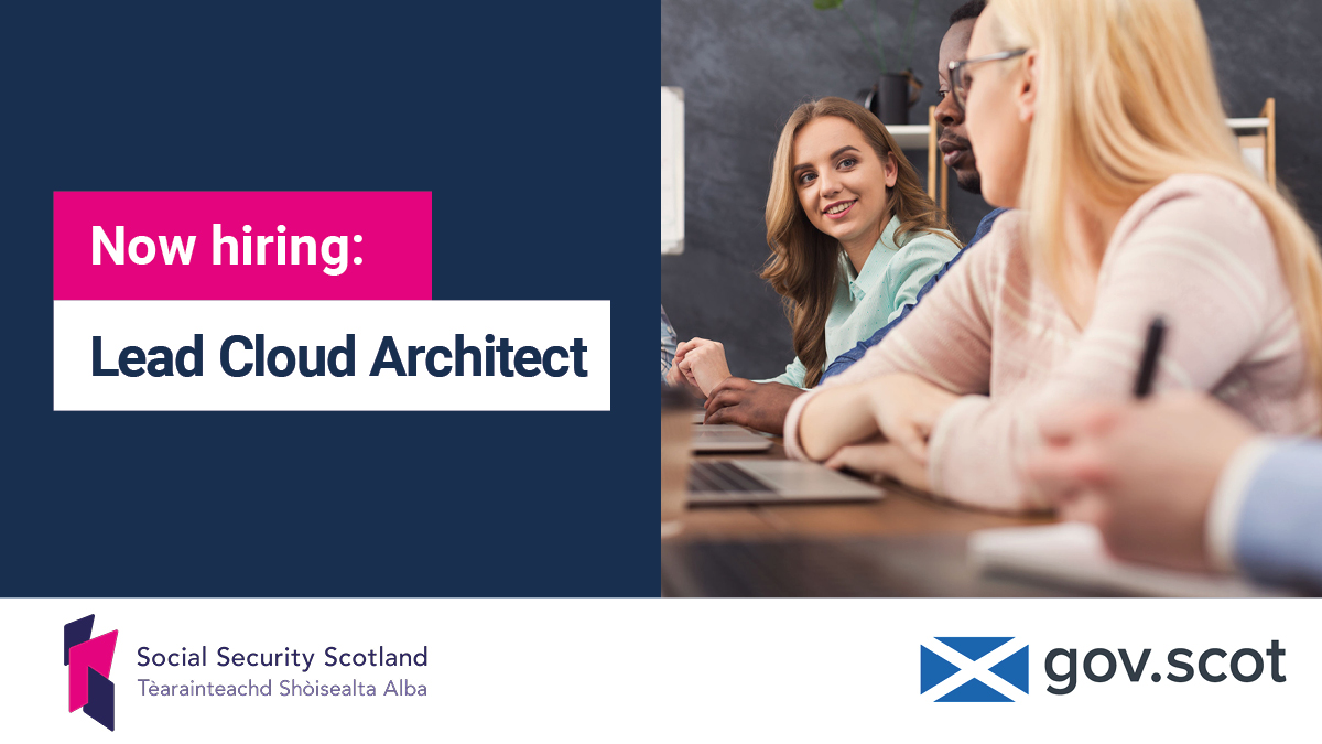 Do you have a passion for cloud computing and #Automation? @SocSecScot are seeking a talented Lead Cloud Architect. In this role you'll provide technical leadership and help develop innovative digital solutions. Learn more: ow.ly/Zv9L50RmgGK #Leadership #CloudJobs