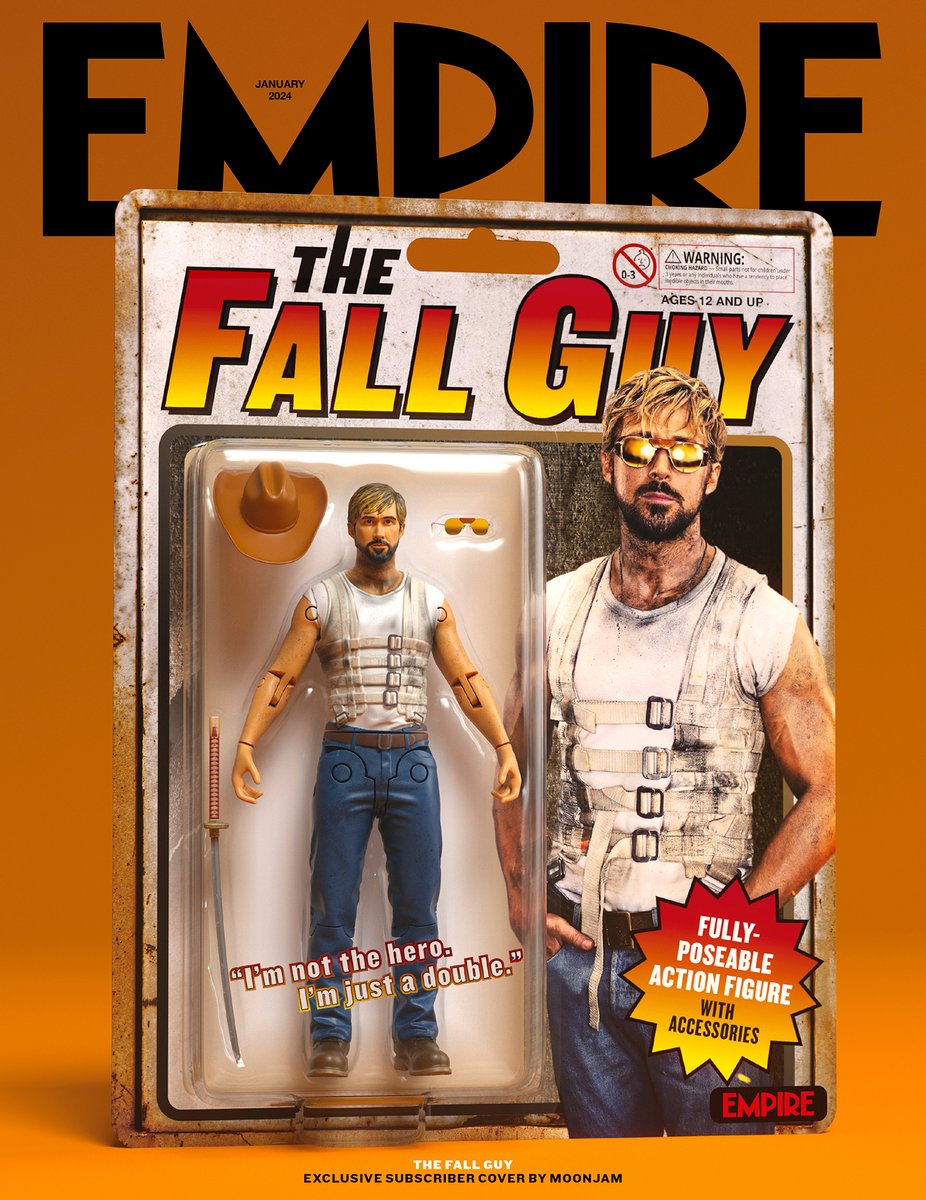 As bequeathed to @AlisonHammond by Ryan Gosling on @thismorning – a #TheFallGuy action figure, originally designed by @moonjam for Empire's January 2024 issue subscriber cover!