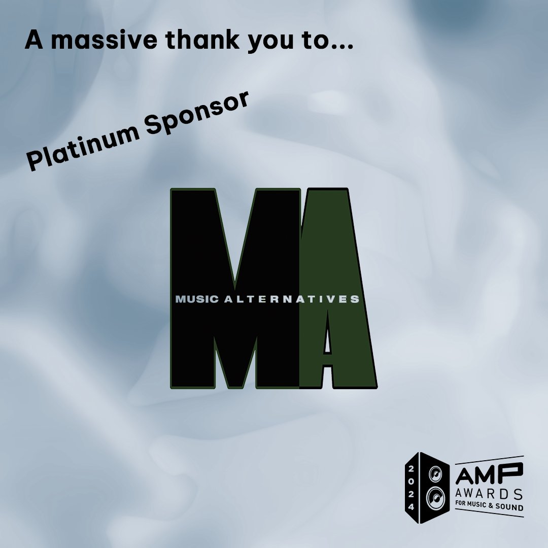 Without the support of our sponsors, the AMP Awards would not exist! Thank you to Platinum Sponsor @musicaltsync for your continuing support of the show! See you Wednesday, May 15 at Sony Hall. Get tickets at associationofmusicproducers.org

#2024AMPAwards #MusicAlternatives #SonyHall