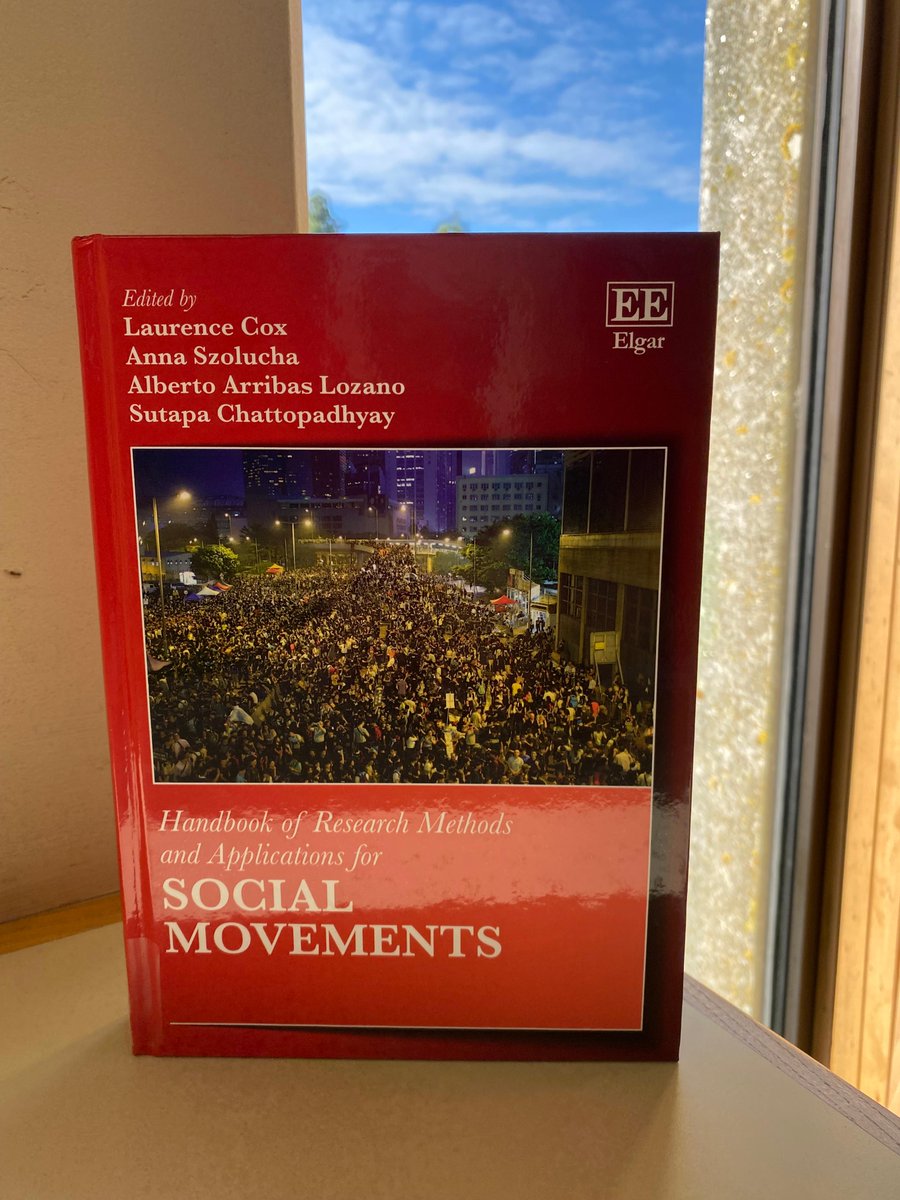 New acquisition edited by @MaynoothUni academic staff @ceesa_ma et al. @MU_Sociology go.exlibris.link/tlFDP2tK Handbook of research methods and applications for social movements Cox, Laurence, Szolucha, A., Arribas Lozano, A. & Chattopadhyay, S. #MuAuthors #MuLibraryNewArrivals