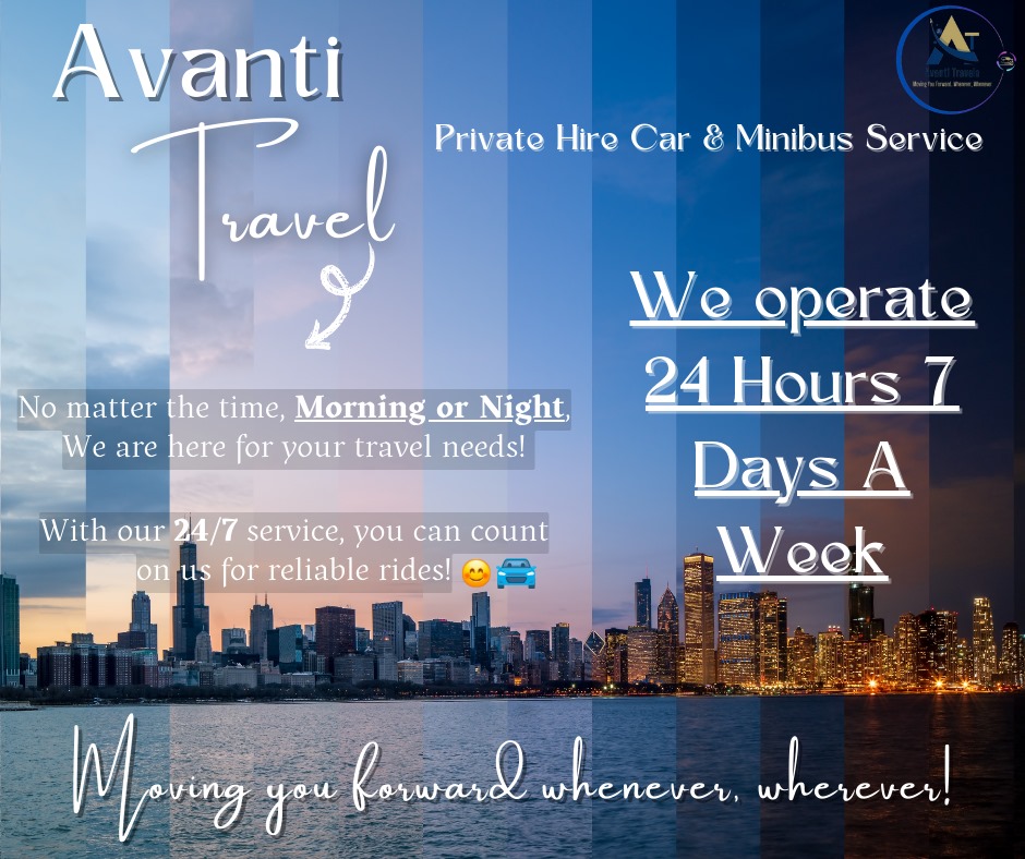 Avanti Travel, the UK's leading travel service provider🙌, available round the clock 🕒 day 🌞 or night🌛. We ensure that every aspect of your travel experience is taken care of 💫

#fyp #viral #car #carhire #travel #privatehire #chauffeur #airport #minibuses  #manchester #oldham
