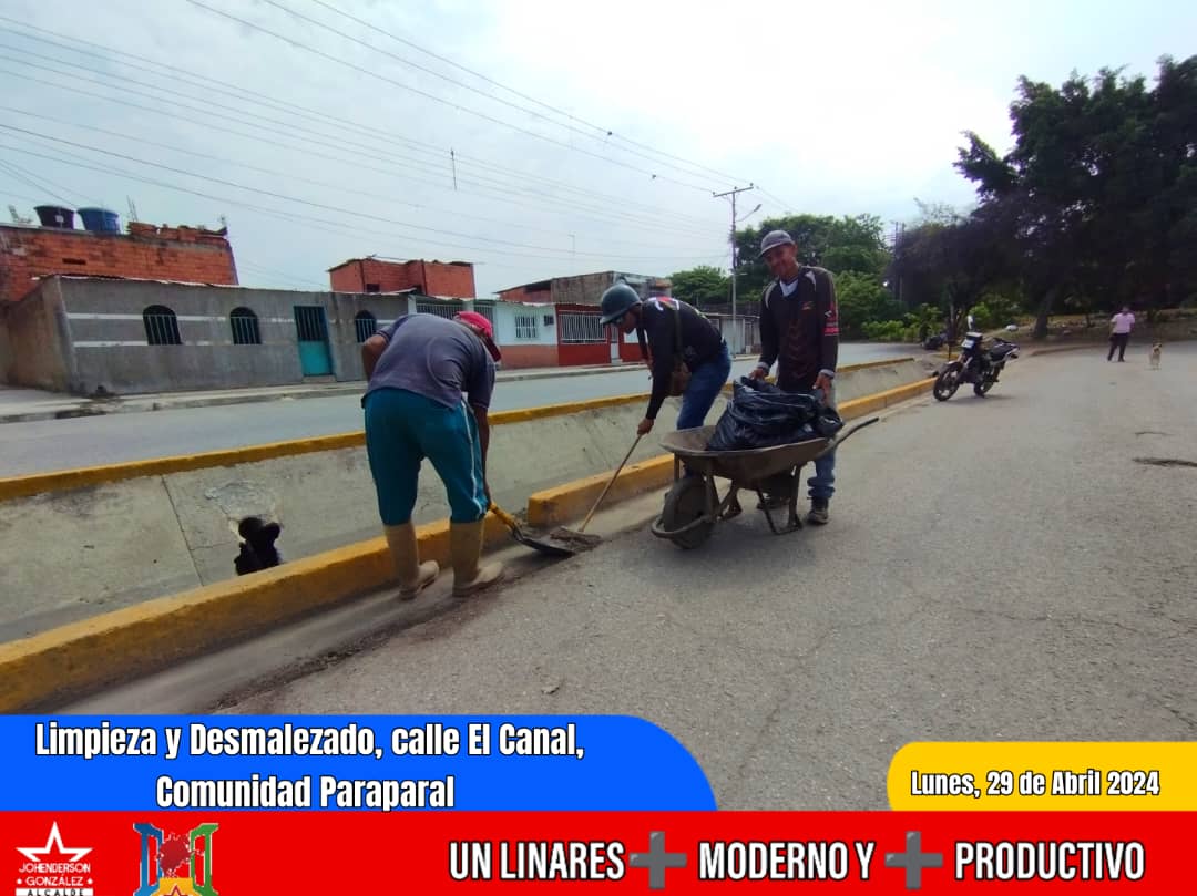 #29Abr | Desde la comunidad Paraparal, se encuentran el equipo de @sapmidsfla_, realizando labores de limpieza y desmalezado, avanzando día y noche con el plan #LinaresLimpioModernoYProductivo, recuerda que un Municipio Limpio es también un Municipio+ModernoY+Productivo.