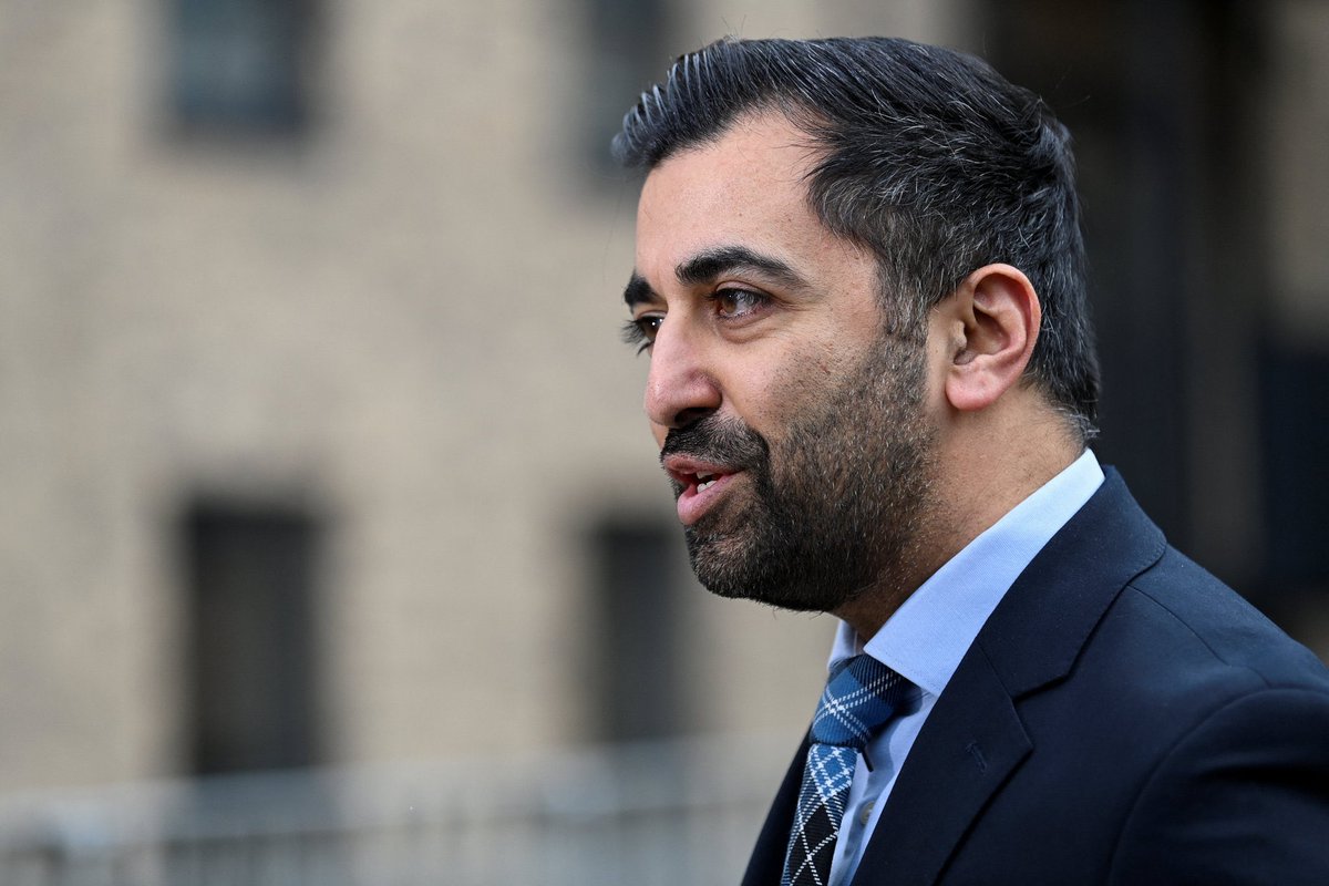 The official resignation of Scotland's First Minister, Humza Yousaf, has been announced. He criticized Israel's ability to defend itself. Good-bye.👏