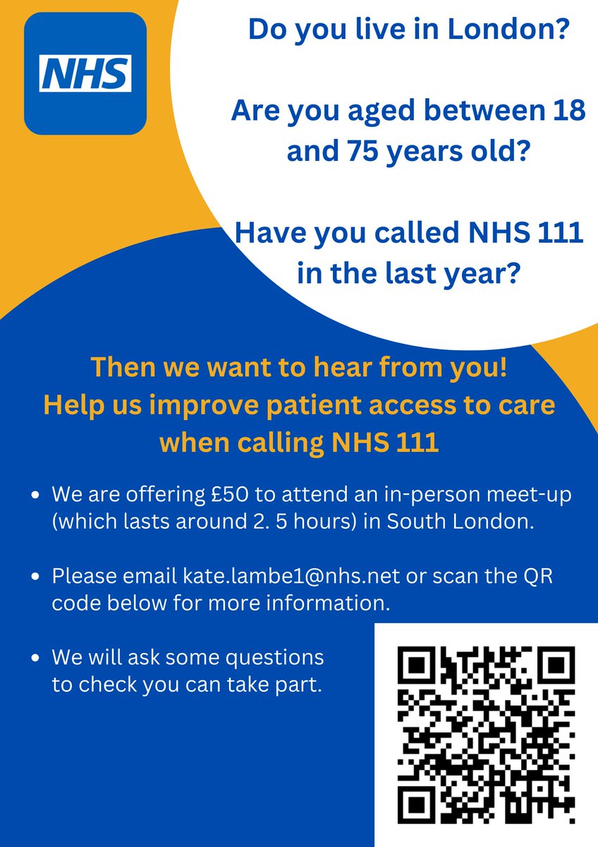 Help the NHS improve patient access to care when calling NHS 111