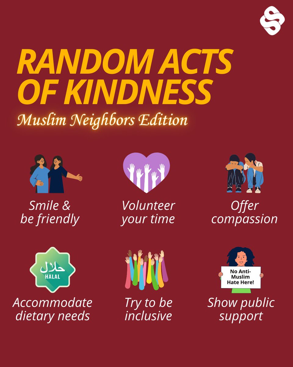 The impact of small acts of kindness should never be underestimated!

In a world where divisiveness and bias are at the forefront of every news headline,...

#ShoulderToShoulder #S2SCampaign #StopMuslimHate #Interfaith #Community #Coalition #StrengthInNumbers #S2S