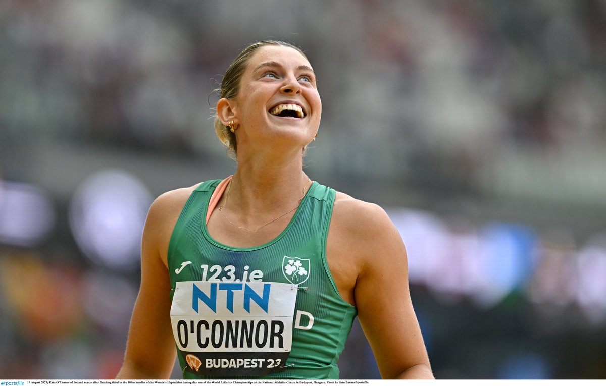 An excellent performance at the weekend from Kate O'Connor (Dundalk St Gerard’s AC) saw her finish second in the Heptathlon at the Multistars Combined Events in Italy 🤩

O'Connor finished the competition with 6104 points 🙌

✨ 100m Hurdles - 14.24
✨ High Jump - 1.74m
✨ Shot