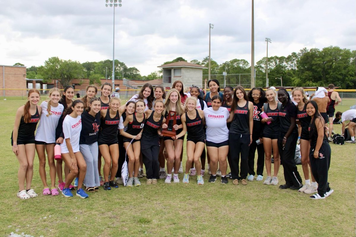 Congratulations to our Boys and Girls Track & Field teams on their performance at this weekend's 2A District 4 Championship meet. The Boys team won 1st place and the Girls came in 2nd. Way to go, Crusaders!