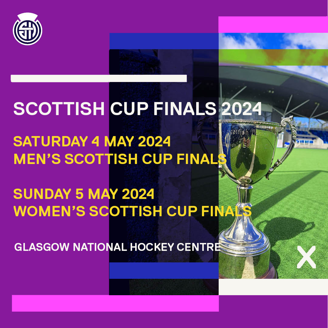 It's Scottish Cup Finals weekend!!😃

Another two great days of finals to finish off the season!🏆🏆

Ticket and stream info here👉 scottish-hockey.org.uk/events/scottis…