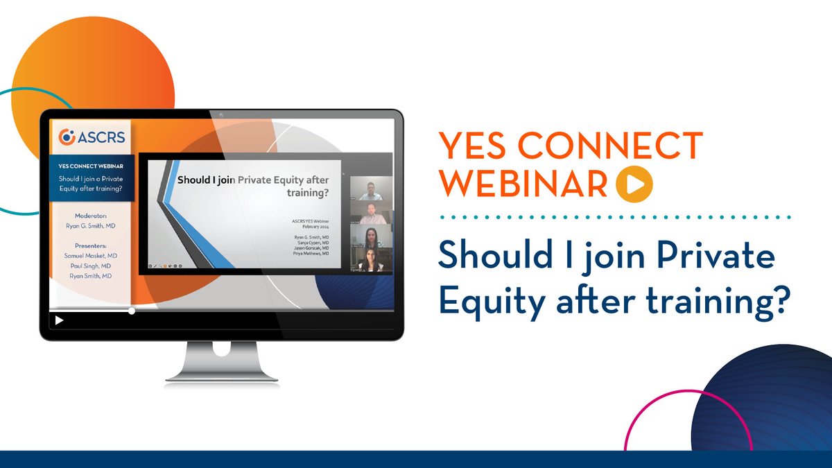 Learn about private equity in the latest #ASCRSYES webinar bit.ly/3JkLtuV