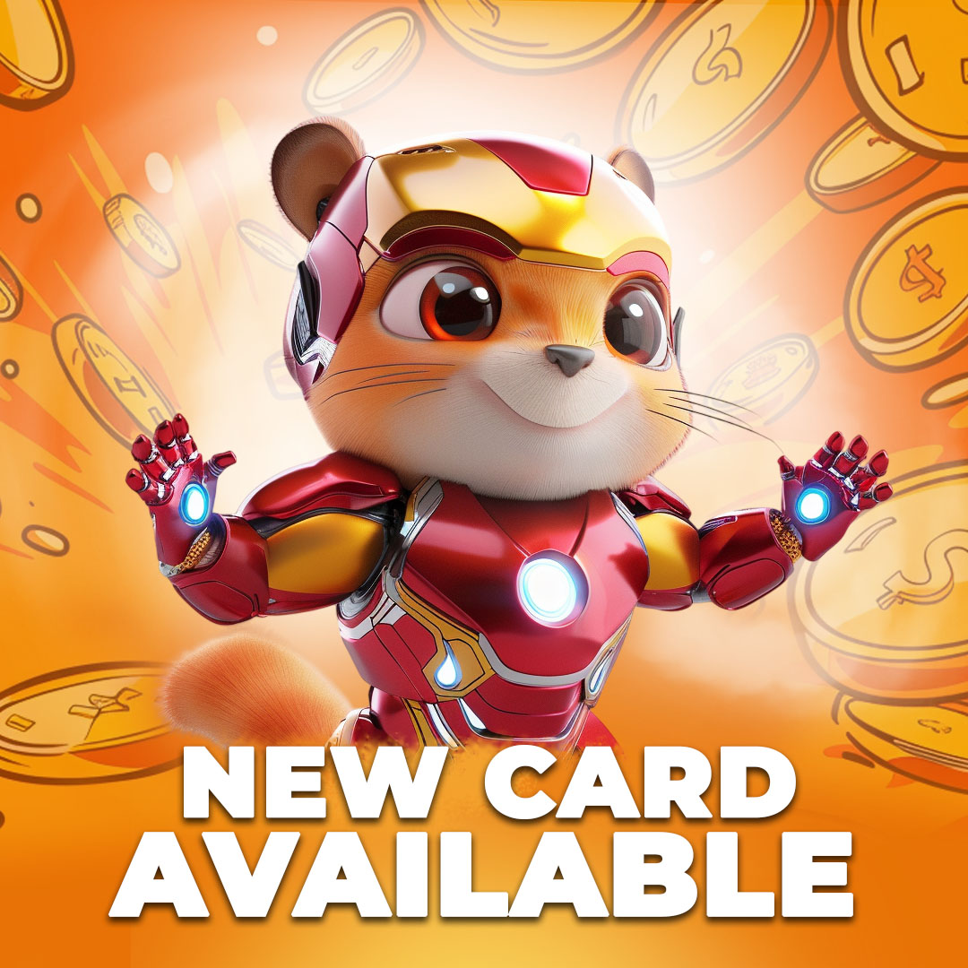 🔥 NEW CARD IS AVAILABLE 🔥

💸 The crypto-exchange is getting bigger and bigger...

So, CEO's, have all the hamsters got their Derivatives ready? 

🔹 Derivatives
Value: 2500 coins
Income: 495
Opening conditions: Margin x20 LVL 9