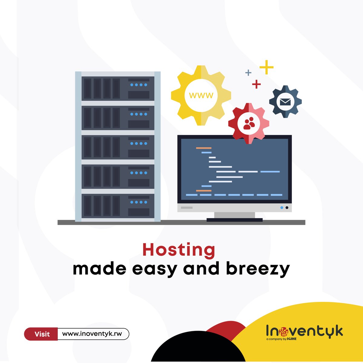inoventyk's tweet image. Simplify your online journey with hosting that’s straightforward and stress-free.  #HostingMadeSimple #inoventyk