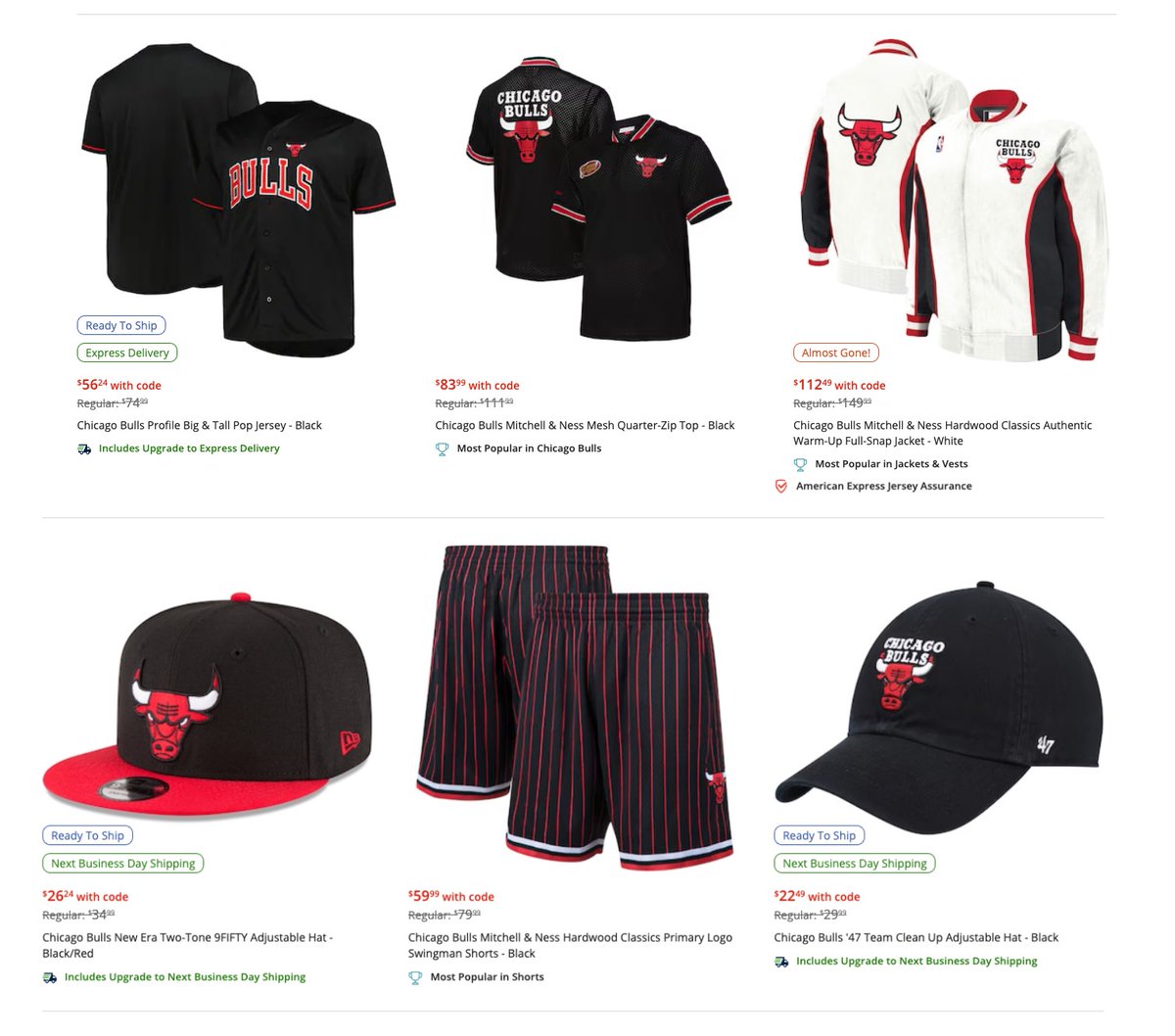 Fanatics has got a 25% off site-wide sale going on today. Some really good Bulls stuff is discounted right now! Bulls gear here: fanatics.93n6tx.net/angRMW