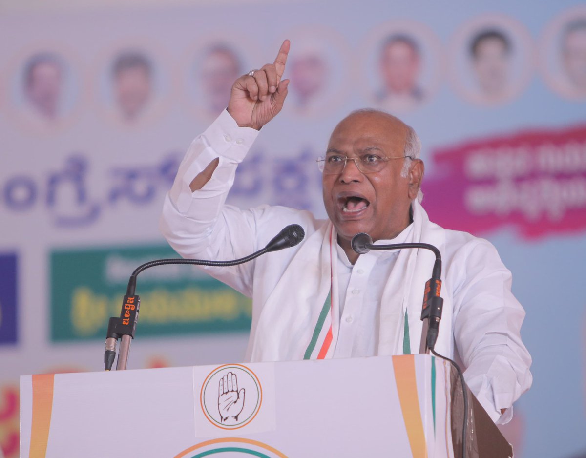 kharge tweet picture