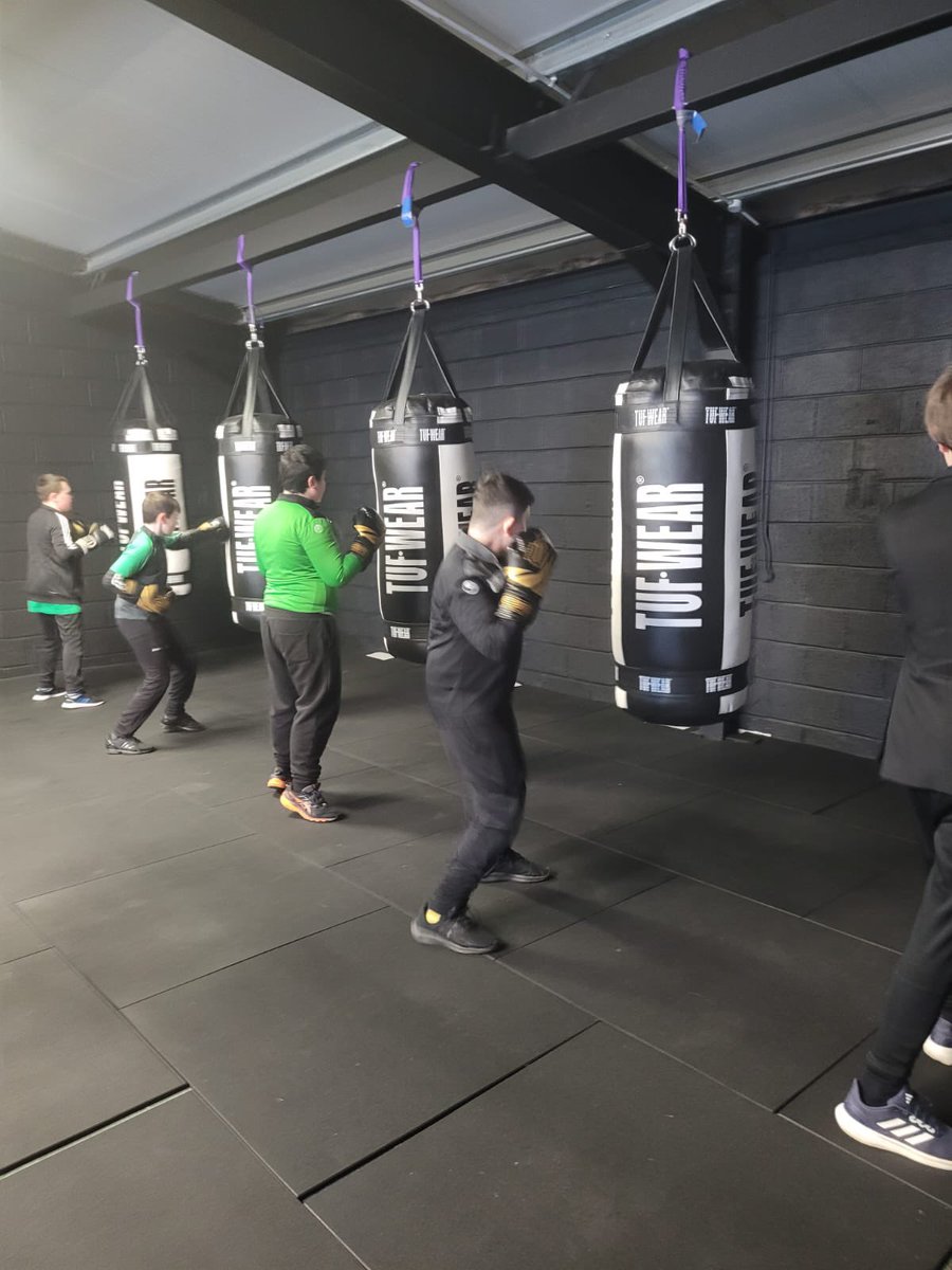 Our ASC year 9 and 10 pupils completing their boxercise progrmme today. Thanks to Louise in the Gasyard for organising!