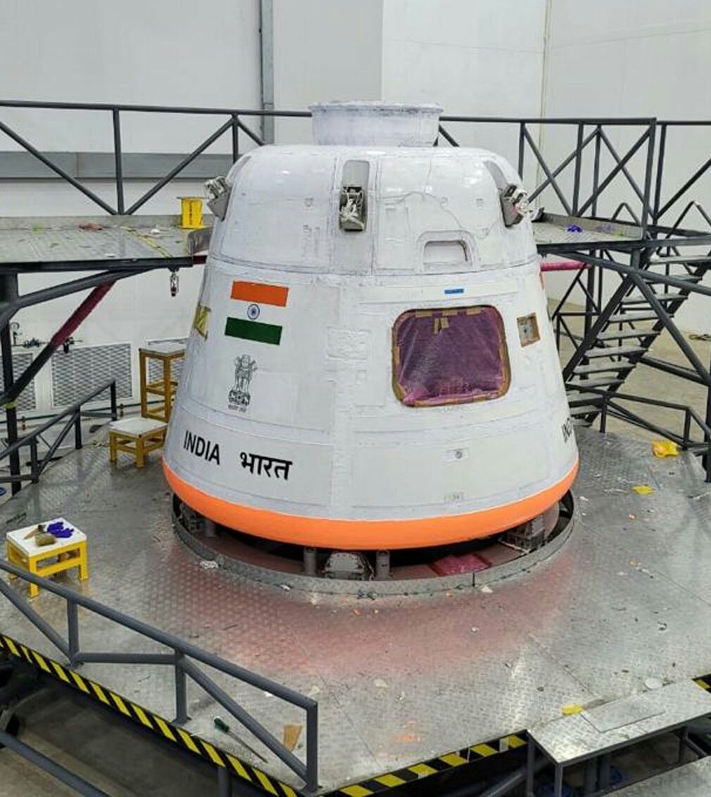 #ISRO to conduct the Integrated Air-Drop Test of the #Gaganyaan Crew Module tomorrow on April 30.
