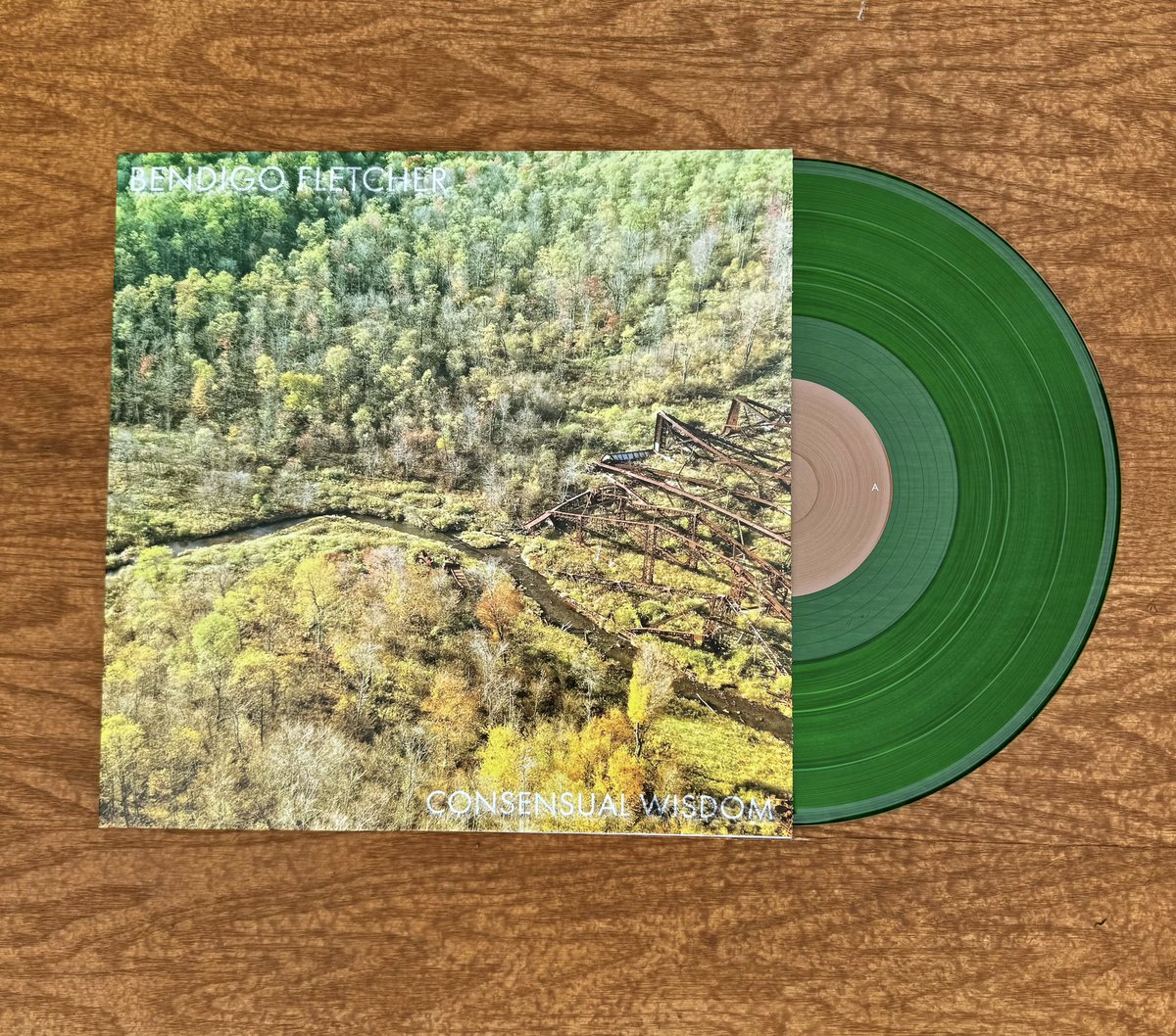Here is the LTD/100 variant of our SECOND PRESS of @bendigofletcher “Consensual Wisdom” release! We wanted to find a color to pair with the artwork. We are LOVING this glossy grass green color. These should go quick - but the first dibs on 5/4 goes to our SSR Subscribers.