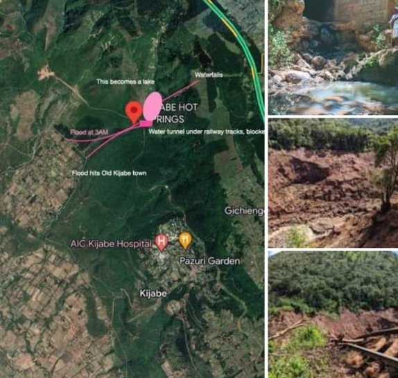 NEWS UPDATE It is now emerging there was no dam that bursted at Kijabe in Mai Mahiu, Naivasha, Nakuru. What has been referred to as Old Kijabe dam is a lake that formed itself at a blocked tunnel under the old railway line. After days of water accumulation, the tunnel blockage…