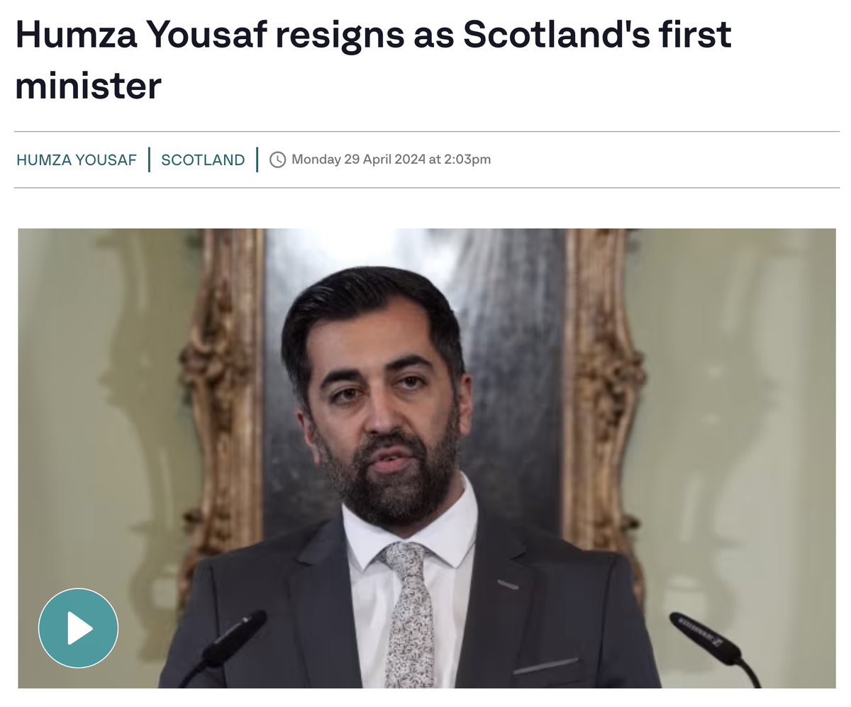 Scotland’s one man assault on the Enlightenment has resigned, but not before saddling his country with the harshest speech laws in Europe. Who would have thought an anti-white Muslim with a massive racial chip on his shoulder would turn out to be such a censorious authoritarian?