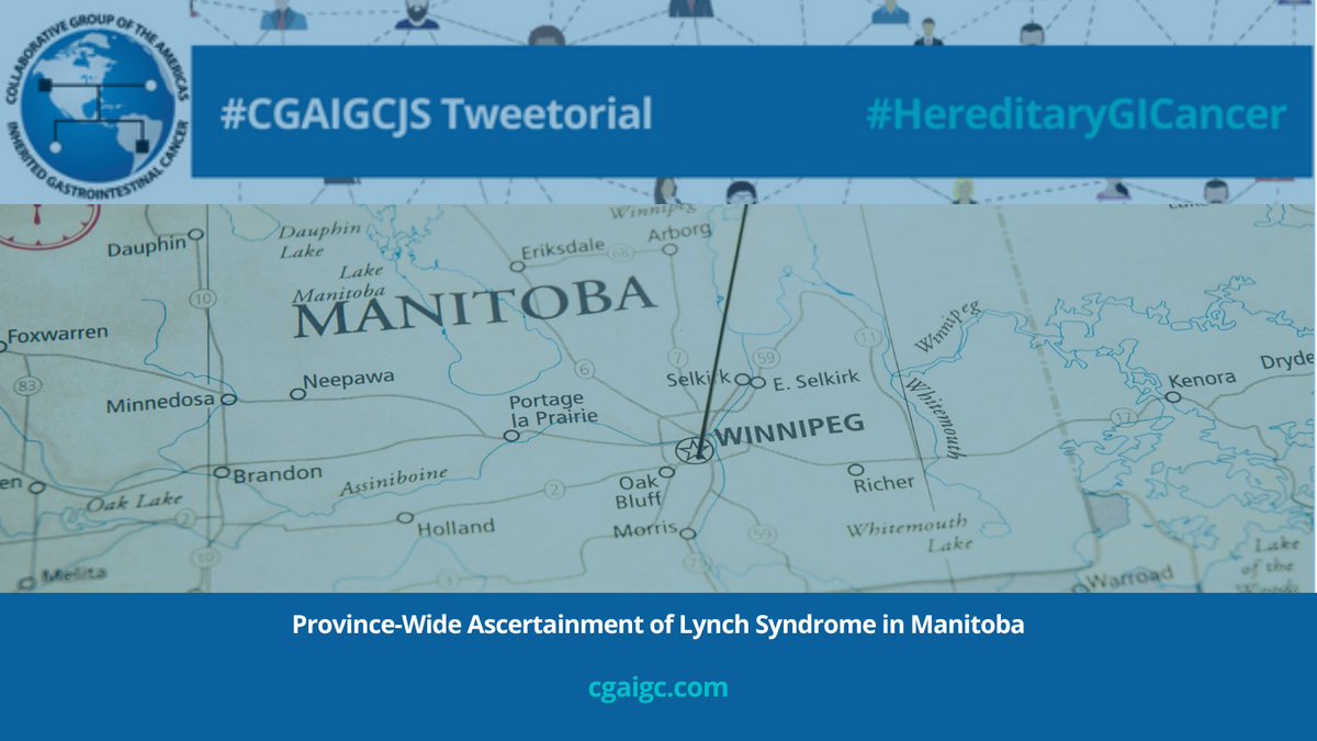 CGA-IGC (@cgaigc) on Twitter photo 1/Welcome to March 2024 #CGAIGCJS Tweetorial on “Province-Wide Ascertainment of #LynchSyndrome in Manitoba” by CGA-IGC communications committee member <a href="/MLaszkowskaMD/">Monika Laszkowska, MD, MS</a>
Full article in <a href="/AGA_CGH/">CGH</a> at tinyurl.com/4m6k4vm8
🧵
<a href="/coloncanada/">Colorectal Cancer Canada</a> #GITwitter #GeneChat 1/Welcome to March 2024 #CGAIGCJS Tweetorial on “Province-Wide Ascertainment of #LynchSyndrome in Manitoba” by CGA-IGC communications committee member <a href="/MLaszkowskaMD/">Monika Laszkowska, MD, MS</a>
Full article in <a href="/AGA_CGH/">CGH</a> at tinyurl.com/4m6k4vm8
🧵
<a href="/coloncanada/">Colorectal Cancer Canada</a> #GITwitter #GeneChat