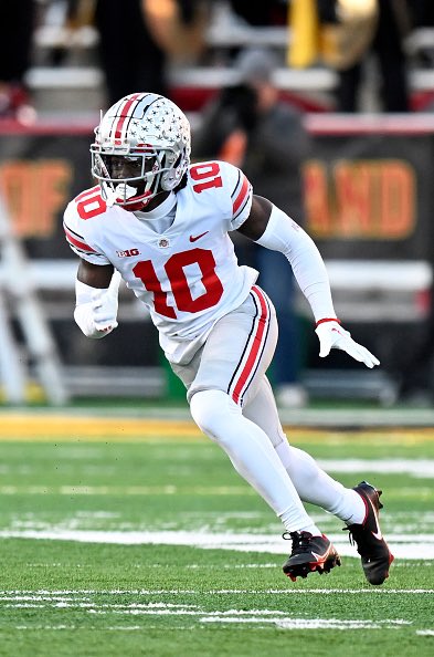 Who’s the best Cornerback in College Football? • Will Johnson, Michigan 〽️ • Benjamin Morrison, Notre Dame ☘️ • Travis Hunter, Colorado 🦬 • Denzel Burke, Ohio State 🌰 • Other