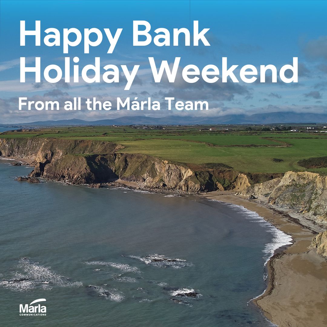 Happy May Bank Holiday Weekend, from all the team at Marla ☀️