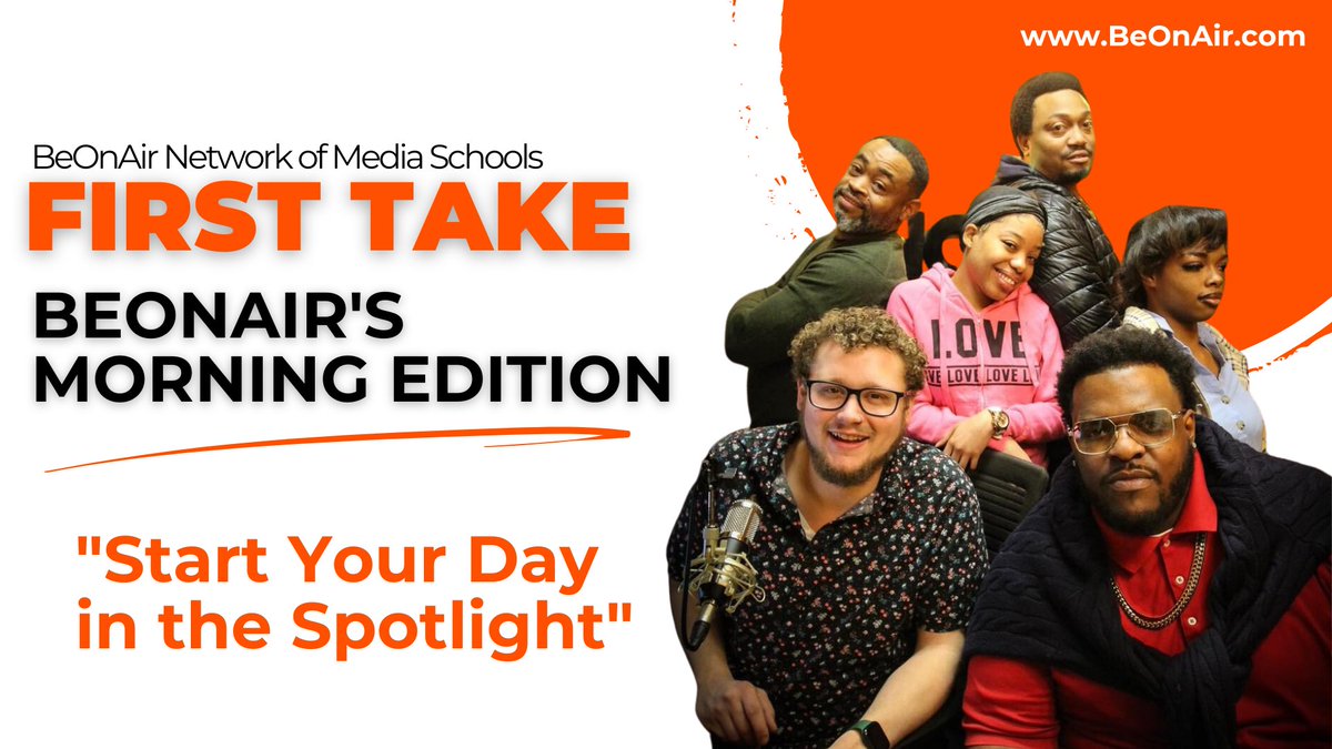 #BeOnAir First Take
Your Daily Dose of Video News and Campus Highlights!
bit.ly/4dwtcZF
#learnfromaprotobeapro #mediamakers #mediatraining #audio #video #digitalmedia