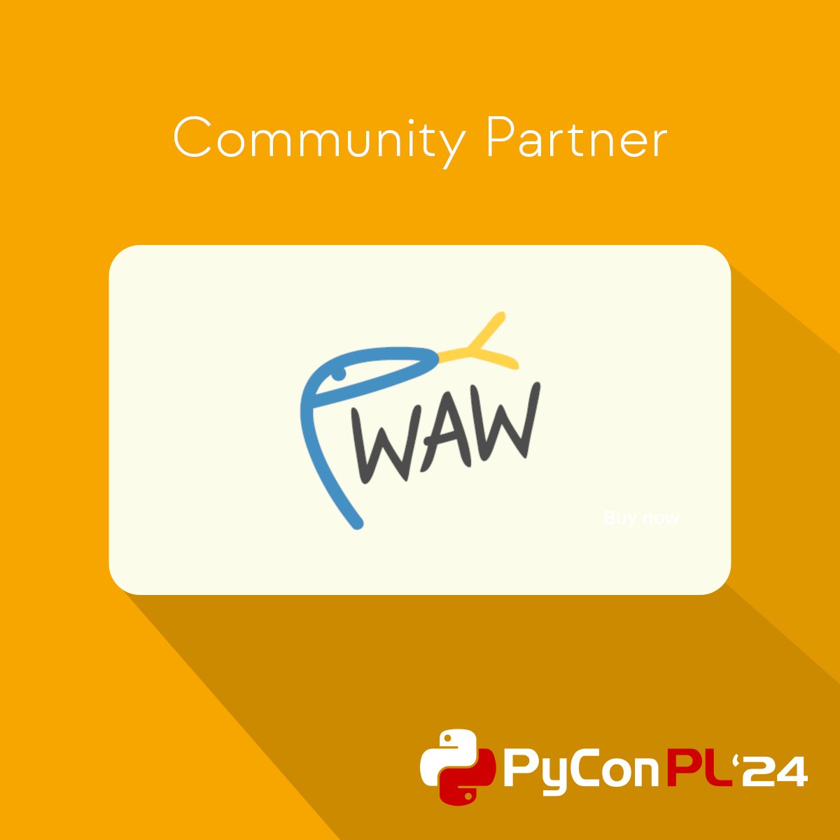 We are happy to announce the first Community Patron of PyCon PL 2024, which is @pywaw. Their meetup usually takes place on the last or second-to-last Monday of every month. If you are a #Python enthusiast from Warsaw or the nearby area, be sure to attend one of their meetups! 🐍