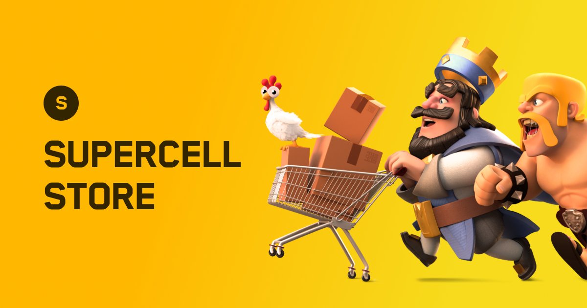 ℹ️ - Both the CoC & Brawl Stars shops in the Supercell Store have received updates which allows users to earn rewards by making purchases directly in their website 🧐 The Clash Royale shop has not seen any of these changes integrated yet 😢