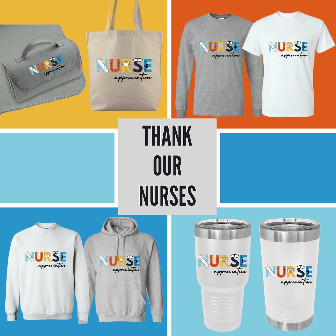 Time is running out! Show your appreciation for the nurses in your lives by ordering a custom nurse appreciation product from Rixstine today! Plus, we're giving 10% of the proceeds to support the American Nurses Association. Don't miss out on this opportunity! #rixstinerecognized