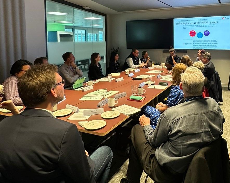 Thanks to all the stakeholders who joined our @HealthFdn roundtable this lunchtime to explore how technology can boost workforce capacity and time for care in the NHS. It was great to share and discuss the insights from our project.