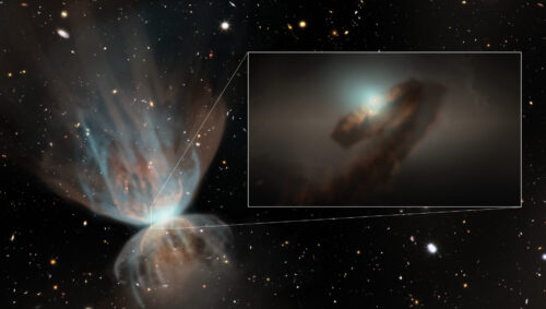 📡Orion's Erupting Star System Reveals Its Secrets. ALMA sheds light on 88-year-old astronomical mystery FU Ori binary system. The stellar wind drives a strong shock into the envelope, and the CO gas swept up by the shock is what the new ALMA revealed. 🔗almaobservatory.org/en/press-relea…